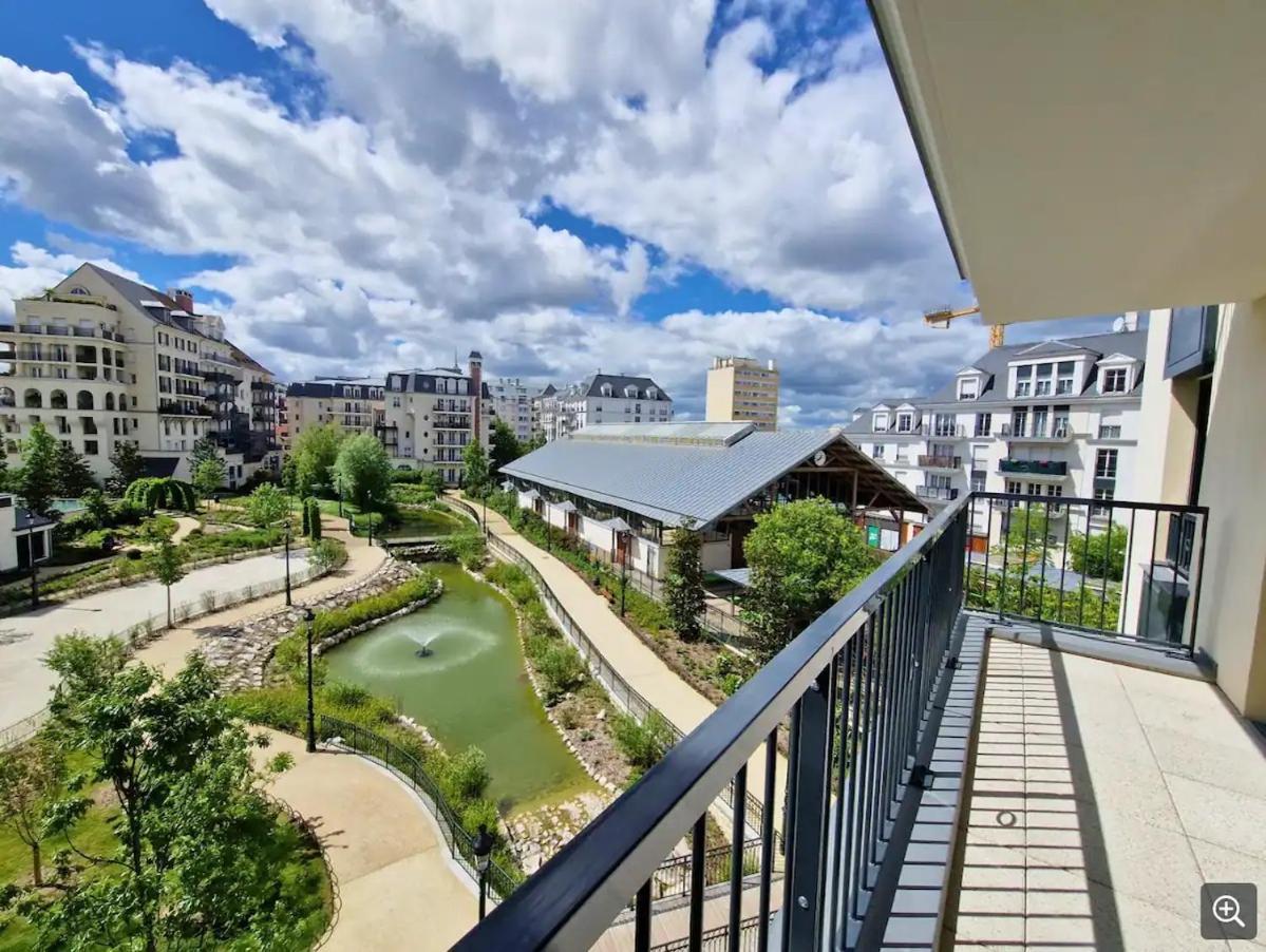 Sublime Appartement 4 Etoiles Neuf T3 Aputeaux 61M2 Proche La Defense, 10M2 De Terrasse Avec Magnifique Vue מראה חיצוני תמונה